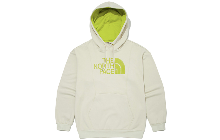 TNF Erius Hood Pullover White Unisex Logo Print Casual Hoodie NM5PL52K