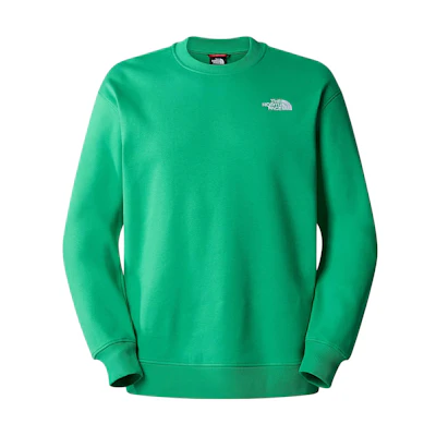 TNF Essential Crew Neck Logo Sweatshirt Green Pullover NF0A7ZJA-PO8