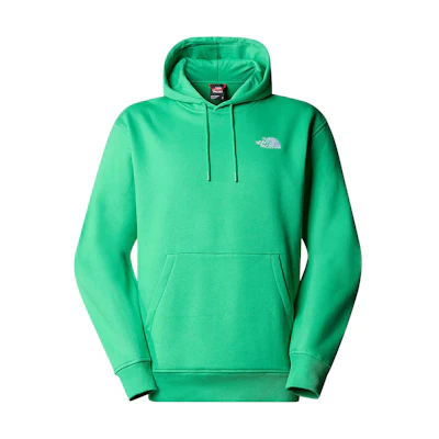TNF Essential Hoodie Green Pullover Solid Color NF0A7ZJ9-PO8