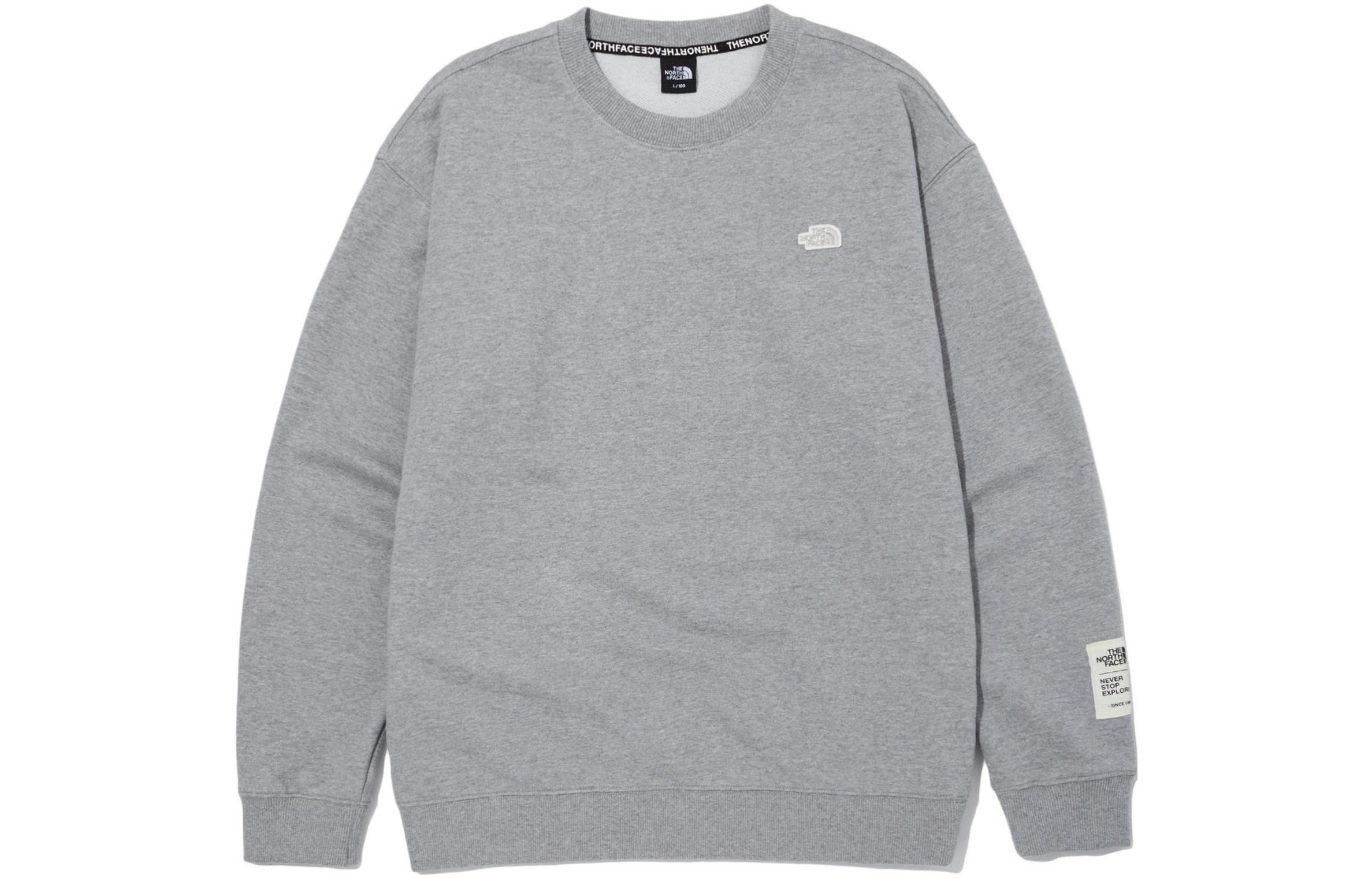 The North Face Essential Logo Crewneck Sweatshirt Pullover - Dark Grey NM5MN00C