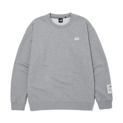 TNF Essential Logo Crewneck Sweatshirt Pullover - Dark Grey NM5MN00C