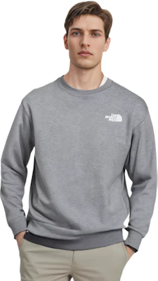 北面经典标志圆领卫衣套头衫 - 深灰色 NM5MN00C Purchase 北面经典标志圆领卫衣套头衫 - 深灰色 NM5MN00C