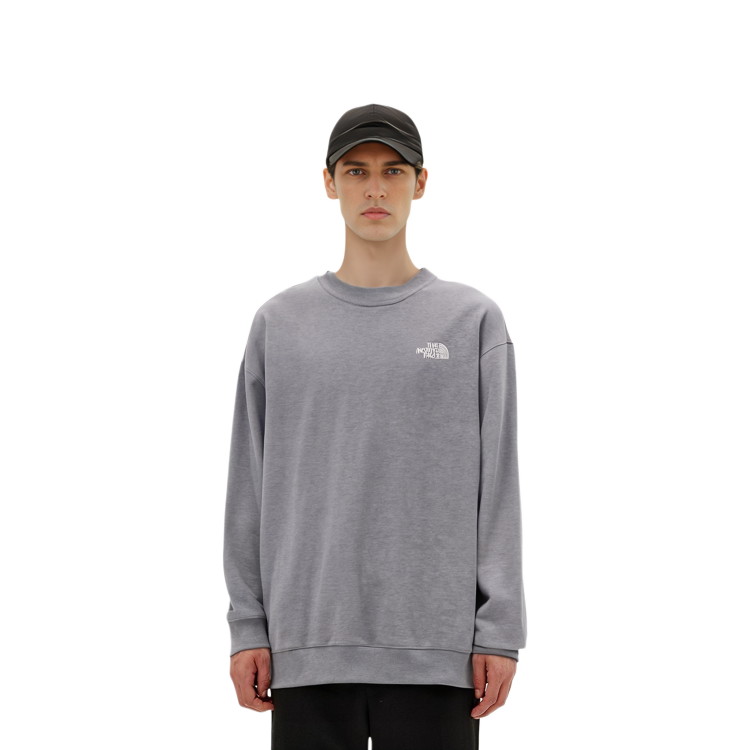 Details for 北面经典标志圆领卫衣套头衫 - 深灰色 NM5MN00C