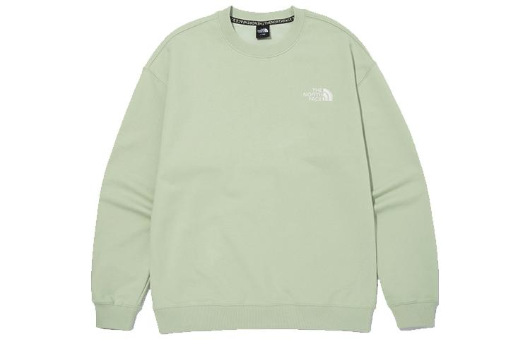 TNF Essential Logo Print Green Crewneck Sweatshirt NM5MN03D