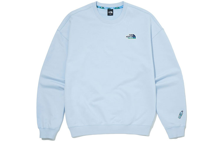 TNF Essential Overfit Eco Crewneck Sweatshirt Blue - Unisex NM5MM05C