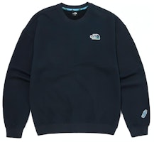 The North Face Essential Overfit Eco Logo Crewneck Sweatshirt Unisex Navy NM5MM05A The North Face Essential Overfit Eco Logo Crewneck Sweatshirt Unisex Navy NM5MM05A