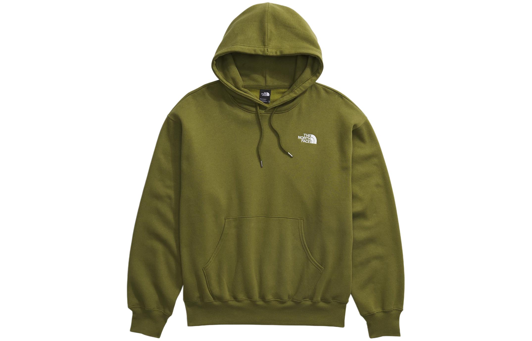 TNF Evolution Green Logo Hoodie Pullover Casual Wear NF0A84GE-TOE