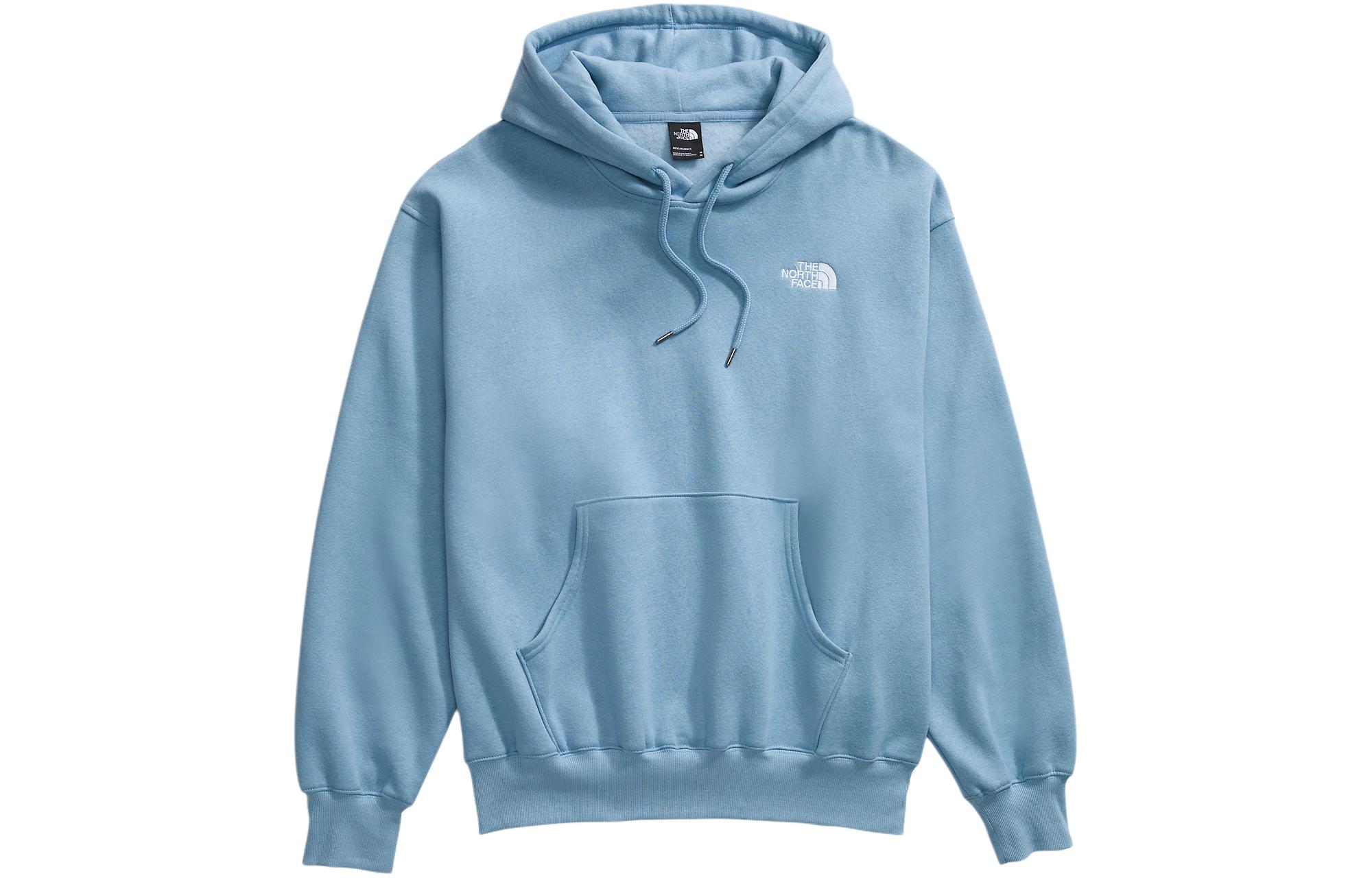 TNF Evolution Solid Logo Hoodie Blue - Pullover NF0A84GE-QEO