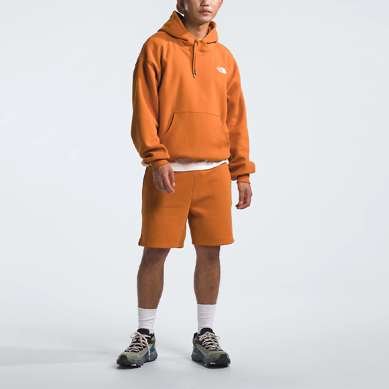 TNF Evolution Solid Logo Pullover Hoodie Orange - NF0A84GE-T7O 圖 3