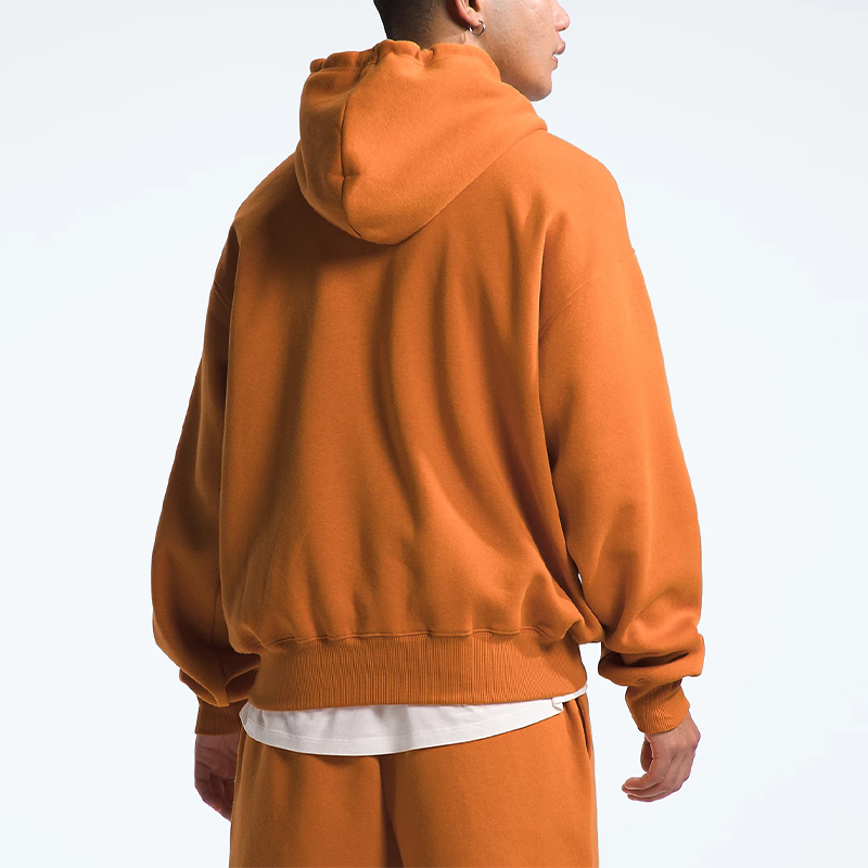 TNF Evolution Solid Logo Pullover Hoodie Orange - NF0A84GE-T7O 圖 5