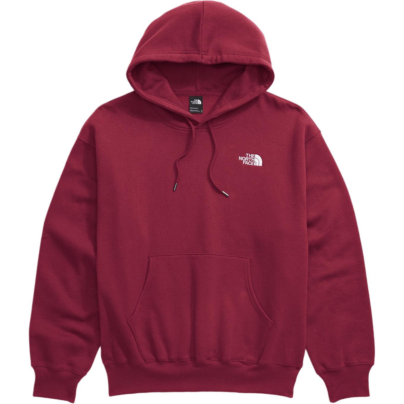 TNF Evolution Vintage Logo Hoodie Beetroot Long Sleeve Pullover NF0A84GE-1IX