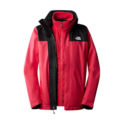 TNF Evolve II Triclimate® Clay Red Waterproof Hooded Jacket Men NF0ACG55-OOB