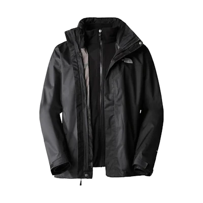 TNF Evolve II Triclimate® Waterproof Windproof Hooded Jacket Black Men NF0ACG55-JK3