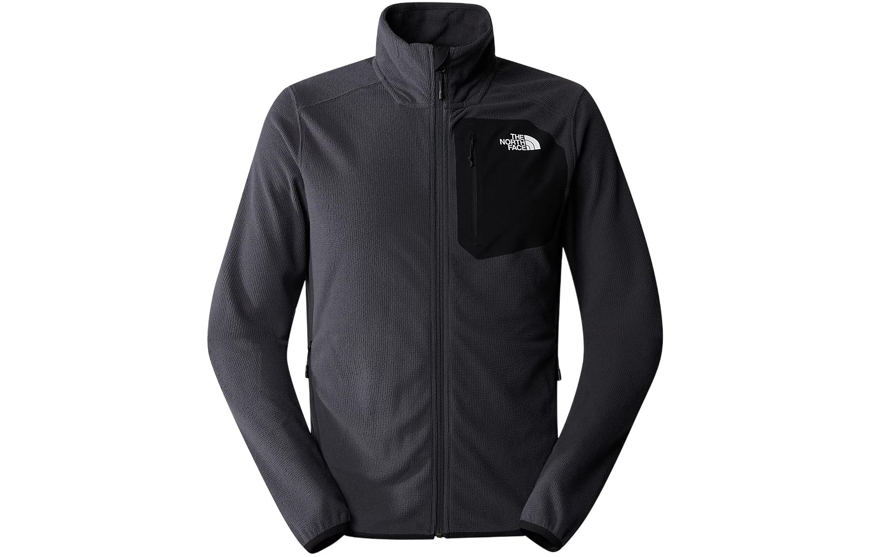 TNF Experit Grid Fleece Jacket Asphalt Grey Full-Zip Jacket NF0A87H5-MN8