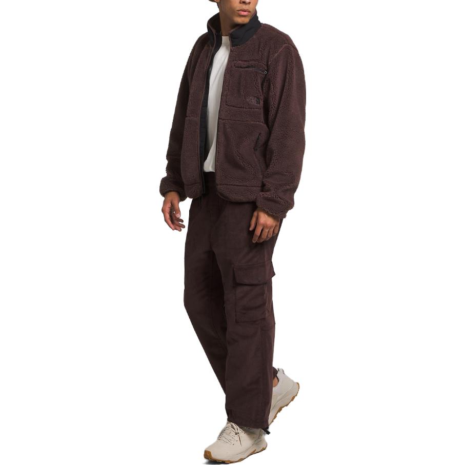 TNF Extreme Pile Full-Zip Jacket Brown Logo Long Sleeve Outerwear NF0A7URL-I0I 圖 3