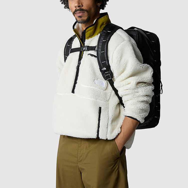 Sizing The North Face 經典拼接極限羊毛白色套頭毛衣 NF0A7URN-N5I