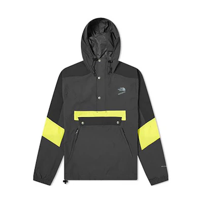 TNF Extreme Wind Anorak Jacket Half-Zip Reflective Waterproof Black NF0A4AGSLL5