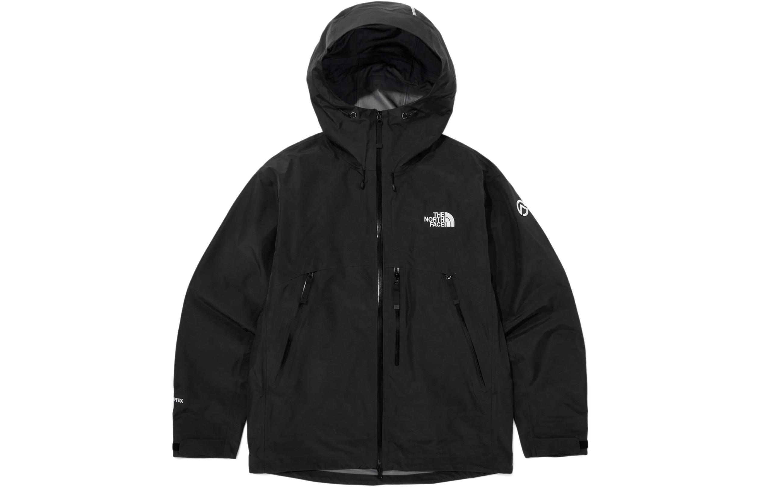 The North Face Felix Gore-Tex Black Logo Hoodie Jacket Series NJ2GQ03A