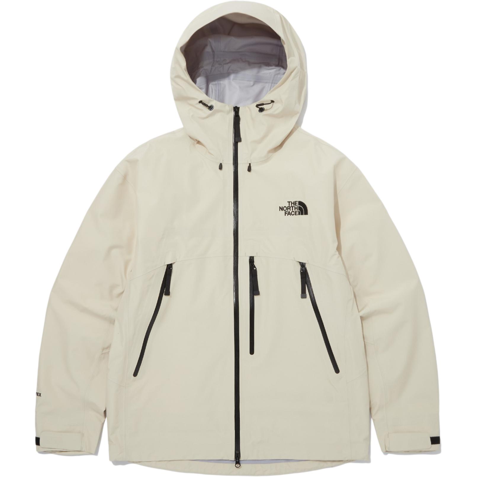 TNF Felix Logo Zip Hoodie Jacket White NJ2GQ03B