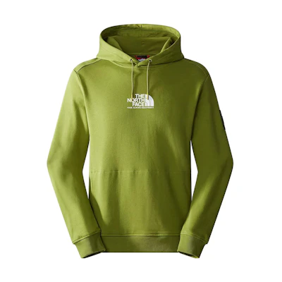 TNF Fine Alpine Logo Print Green Pullover Hoodie for Men NF0A8583-M20
