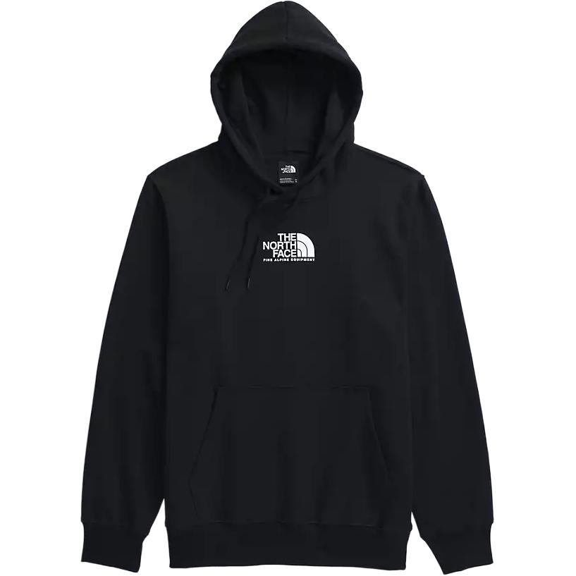 TNF Fine Alpine Minimalist Hoodie Black/White Comfortable Fit NF0A8APT-KY4