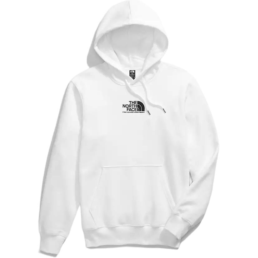 TNF Fine Alpine White Hoodie Casual Comfortable Fashion NF0A8APT-FN4