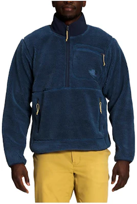 The North Face 海軍藍半拉鍊抓絨套頭毛衣 NF0A7URN-HDC Shop The North Face 海軍藍半拉鍊抓絨套頭毛衣 NF0A7URN-HDC