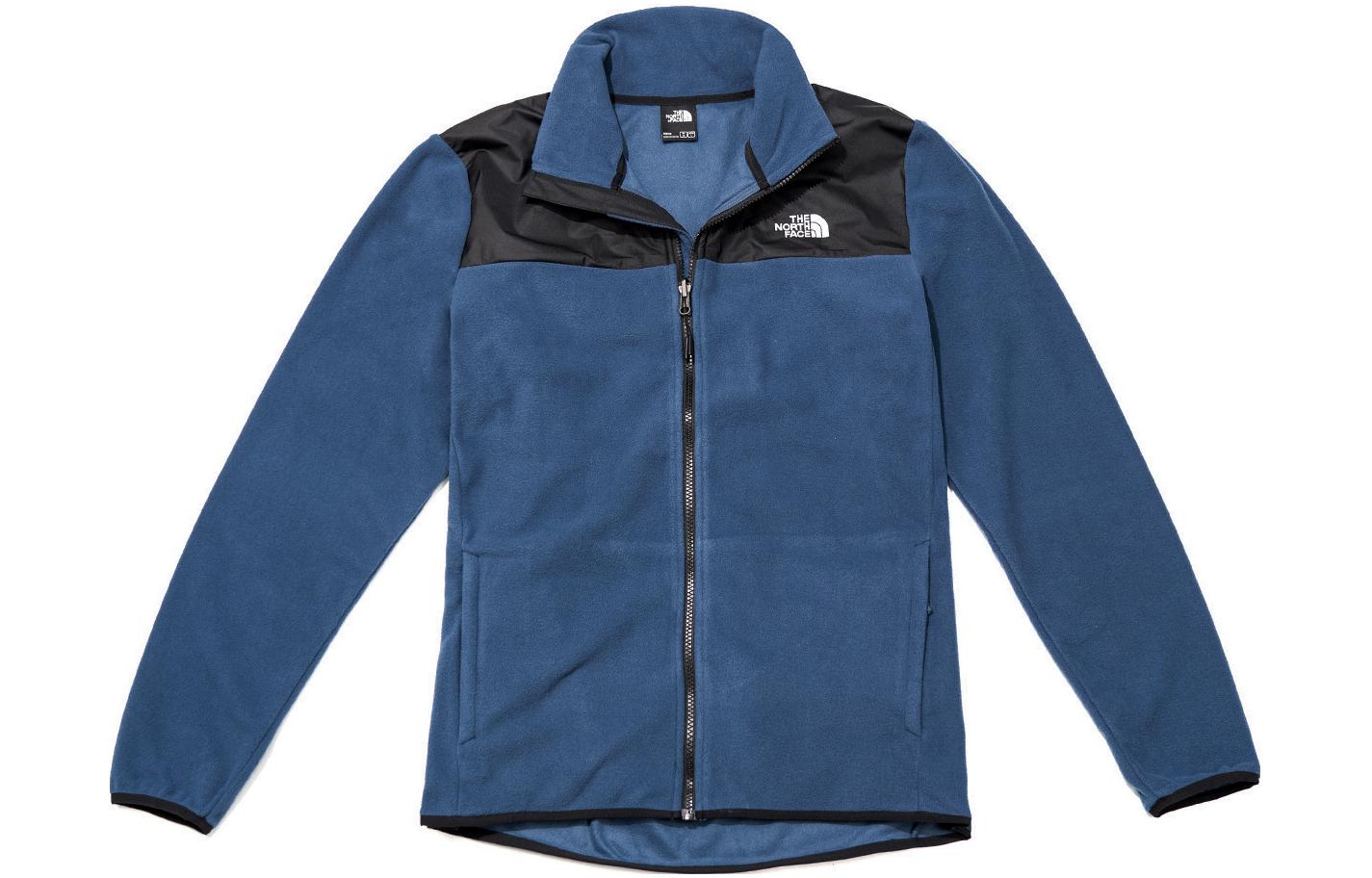 TNF Fleece Jacket Deep Sky Blue Colorblock Thermal NF0A49AE-HDC