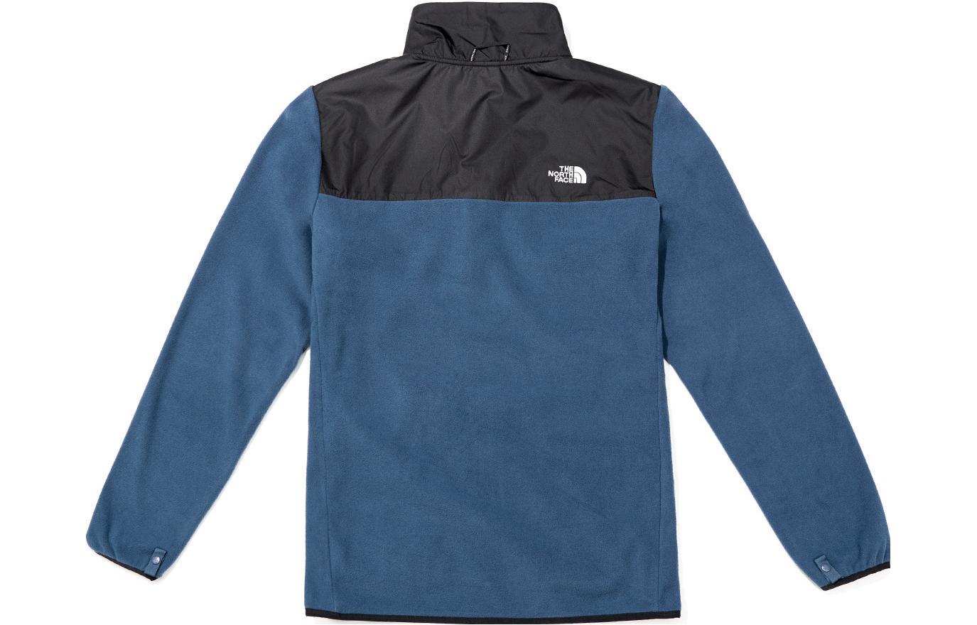 TNF Fleece Jacket Deep Sky Blue Colorblock Thermal NF0A49AE-HDC 圖 3