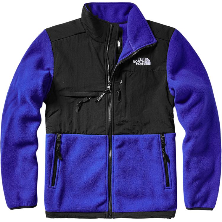 TNF Fleece Jacket Logo Embroidery Colorblock Blue NF0A496U-CZ6