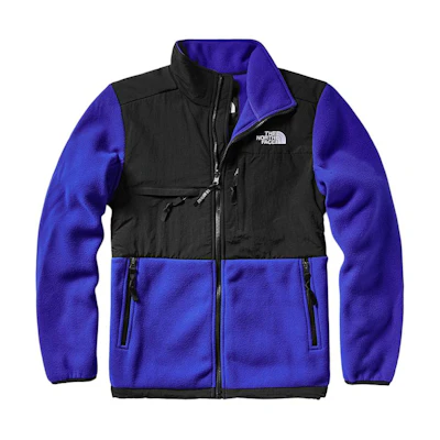 TNF Fleece Jacket Logo Embroidery Colorblock Blue NF0A496U-CZ6