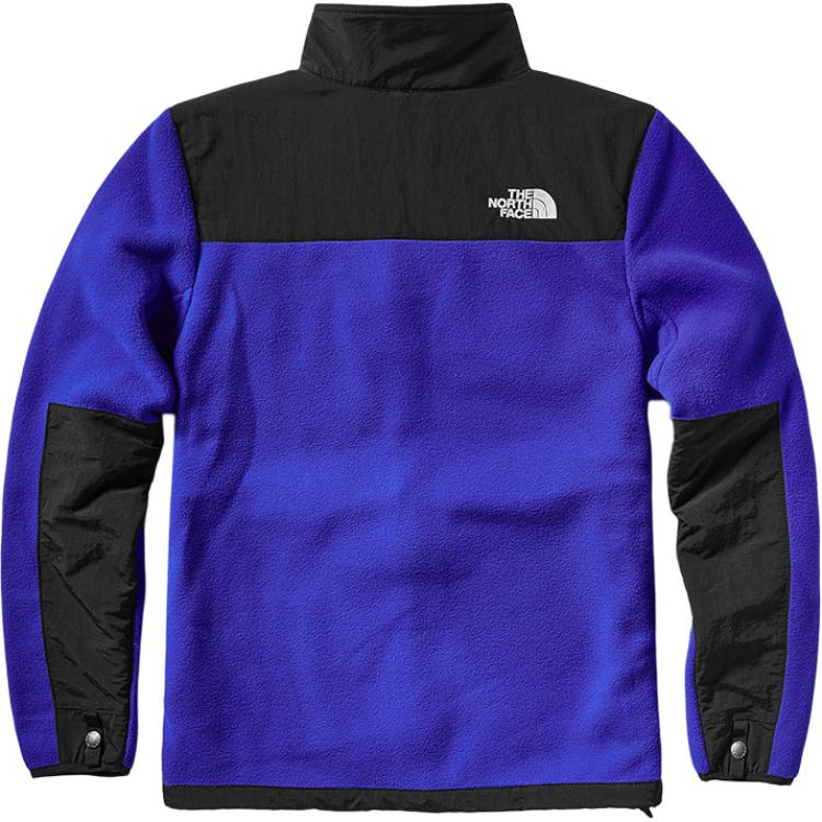 TNF Fleece Jacket Logo Embroidery Colorblock Blue NF0A496U-CZ6 圖 3