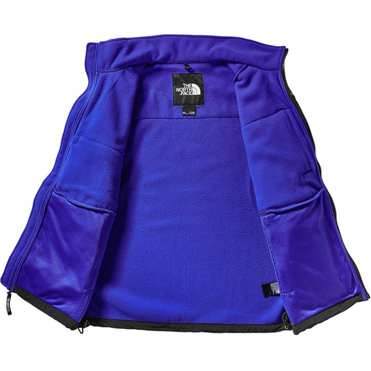 TNF Fleece Jacket Logo Embroidery Colorblock Blue NF0A496U-CZ6 圖 4