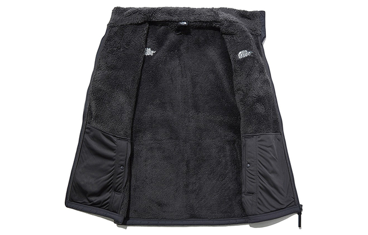 TNF Fleece Jacket Stand Collar Couples Gray NJ4FL54B 圖 4