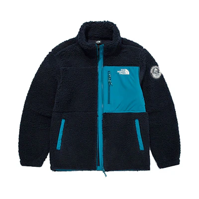 TNF Fleece Jacket with Logo - Deep Navy Blue NJ4FM56E