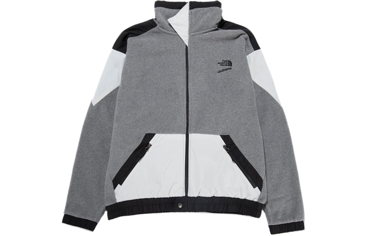 TNF Fleece Lined Retro Windproof Jacket Gray NF0A4AGK-LM2