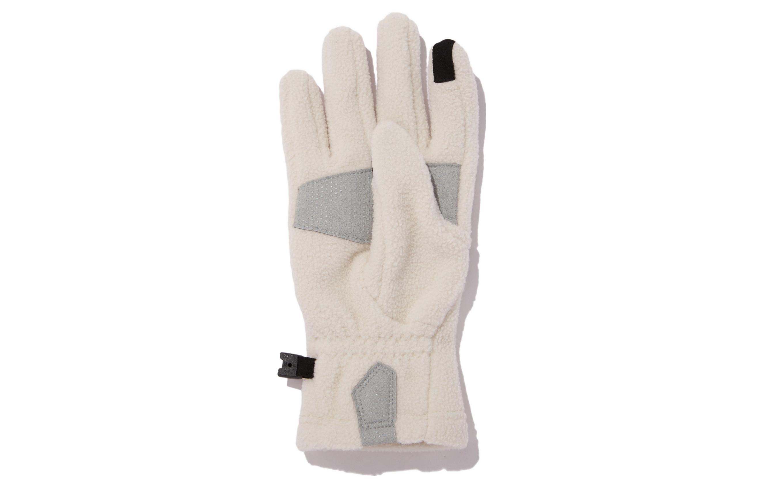 Shop Guantes The North Face de polar con logo marrón/blanco unisex cálidos y de moda. NJ3GN51K