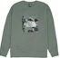 Order The North Face 寶石綠印花Logo抓毛圓領衫 男女款 NF0A5AZJ-V1T