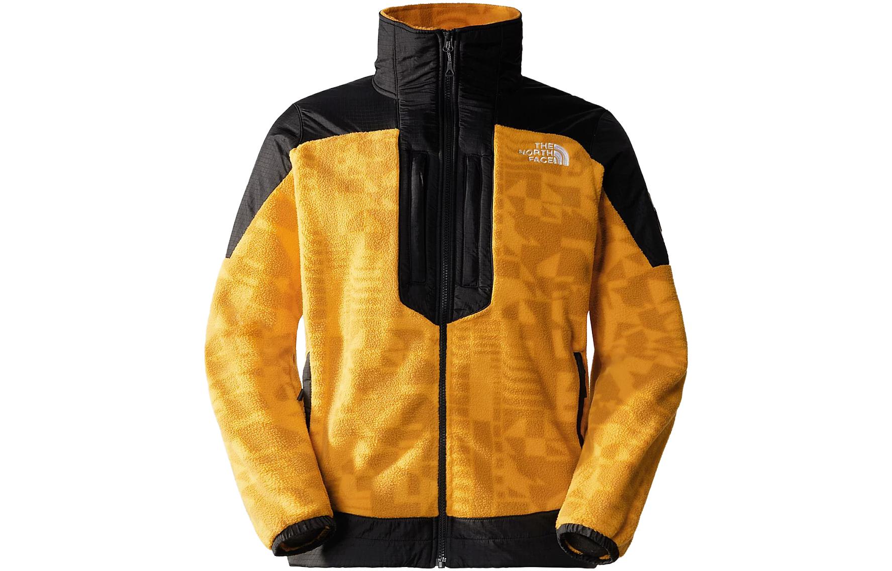 TNF FLEESKI Y2K Colorblock Fleece Jacket Yellow - Warm Outerwear NF0A852J-OQW