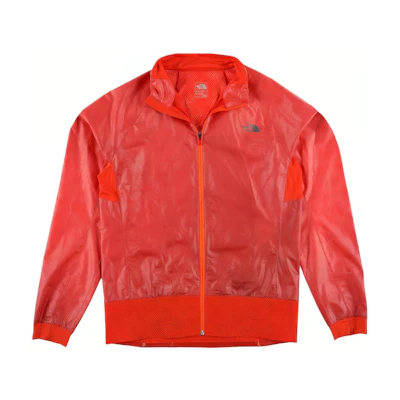 TNF Flight H2O Jacket Orange - Lightweight Logo Zip Jacket NF0A3CE4-HCU