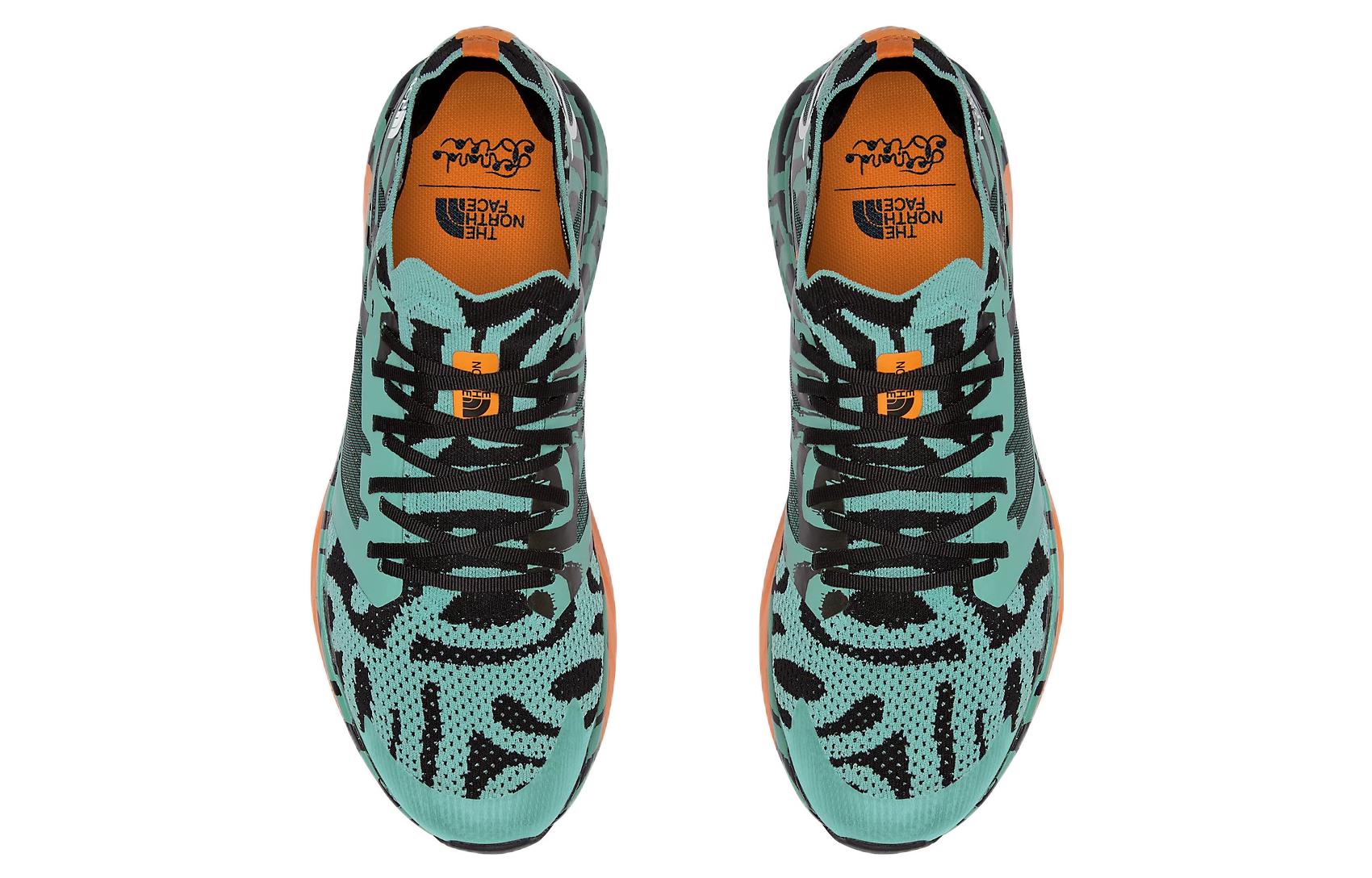 The North Face Flight Vectiv X Elvira trail running shoes 'Wasabi Fernando Elvira Collab Print Tnf Black' 圖 3