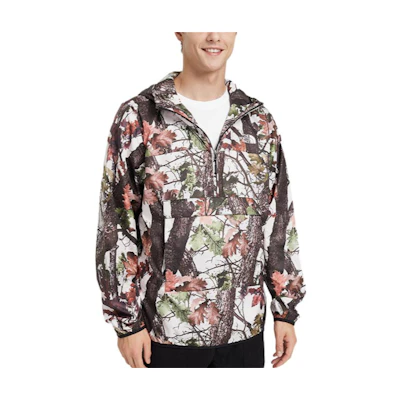 TNF Floral Print Outdoor Pullover Hoodie Jacket Off-White NF0A3T2S-EX2