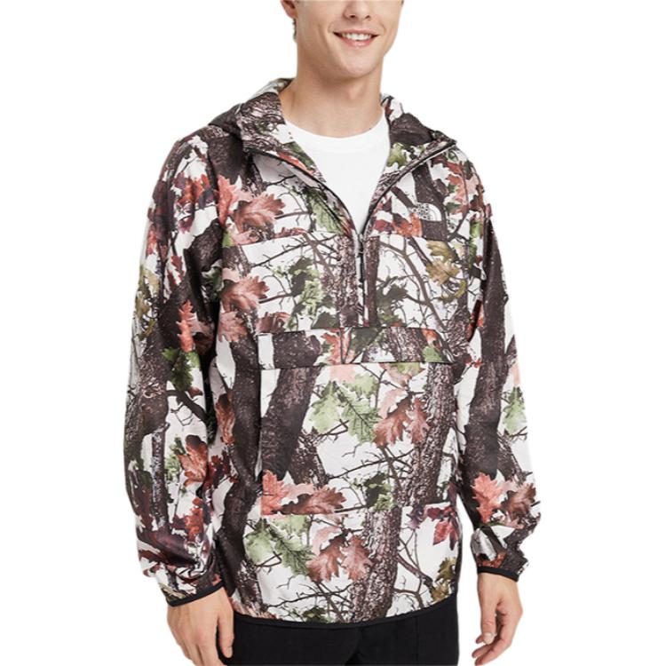 TNF Floral Print Outdoor Pullover Hoodie Jacket Off-White NF0A3T2S-EX2 圖 2