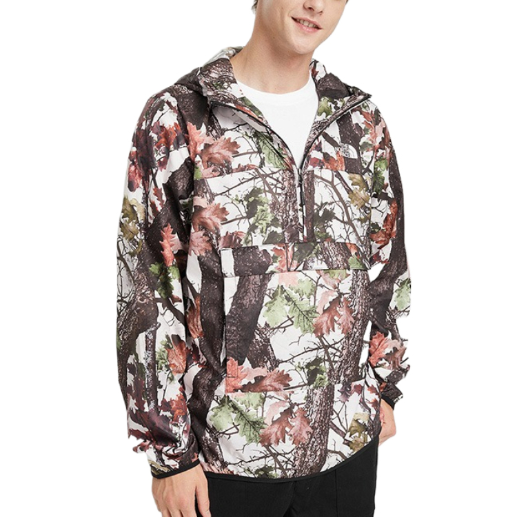 TNF Floral Print Outdoor Pullover Hoodie Jacket Off-White NF0A3T2S-EX2 圖 3
