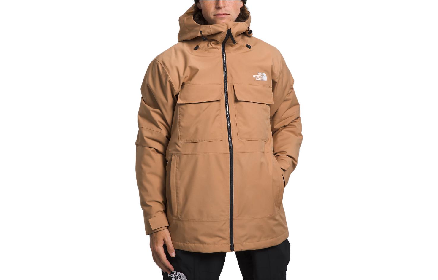TNF Fourbarrel Triclimate Jacket Brown Zip Hoodie Jacket NF0A7WYF-KOM