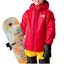 Shop The North Face Freedom Insulated Jacket 'Red' (GS) (Asia Size)
