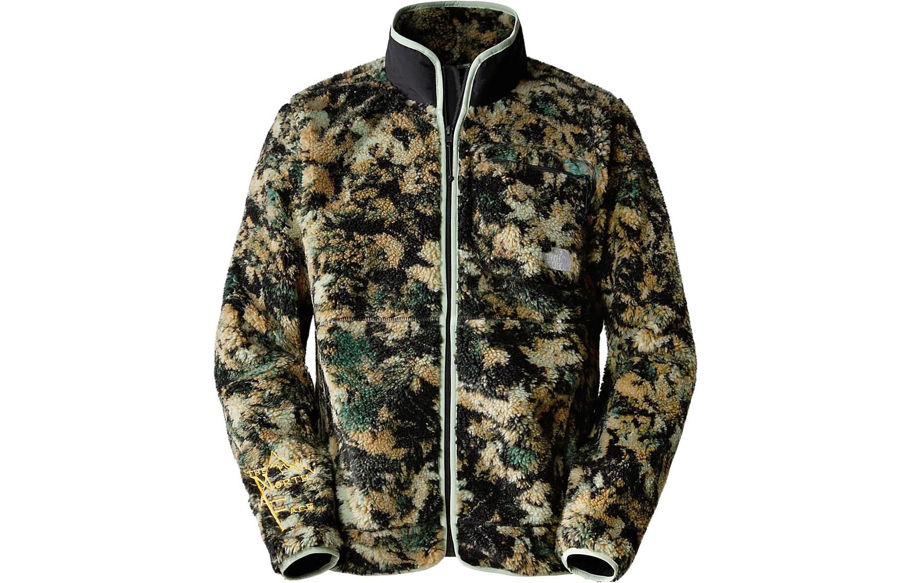 TNF Full-Print Fleece Jacket with Stand Collar NF0A7URL-OPH