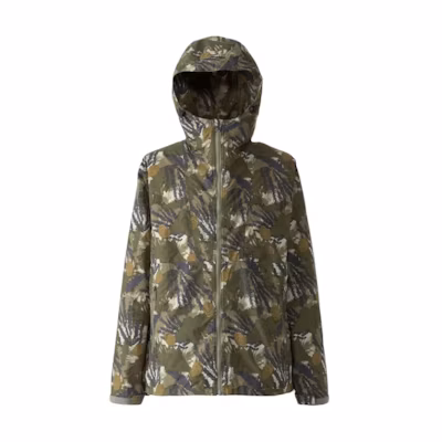 TNF Full-Print Zip Hoodie Jacket in Khaki NP71535-PK