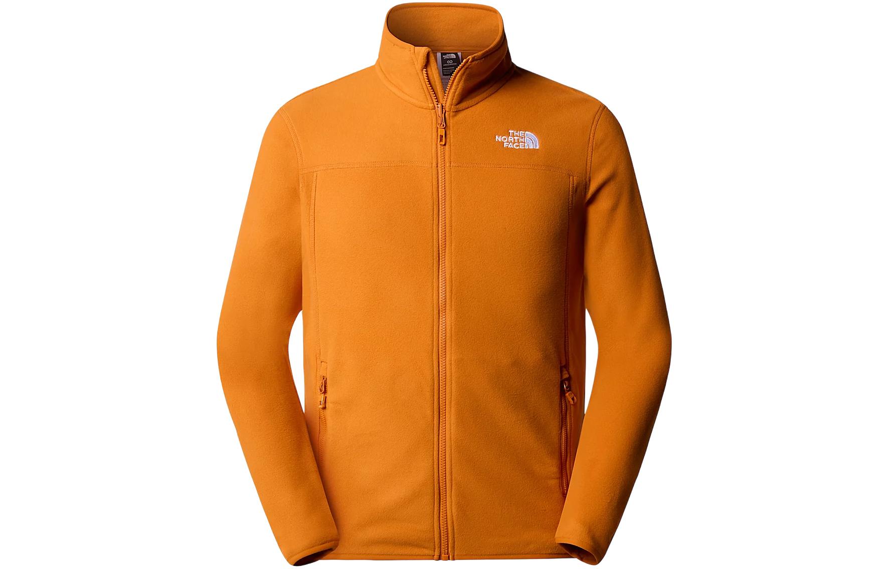 TNF Full-Zip Fleece Jacket Solid Orange NF0A855X-PCO
