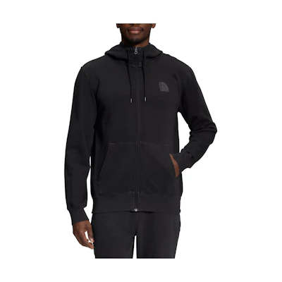 TNF Full-Zip Hoodie Black with Logo Print NF0A7UPJ-JK3